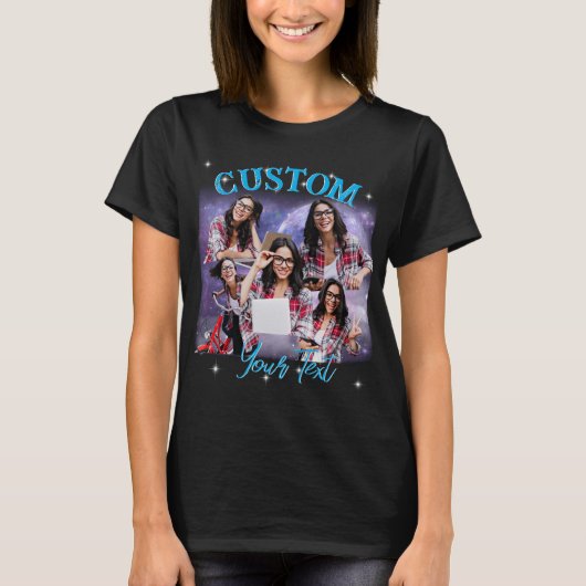 愛カスタムのための数々のレトロヴィンテージのブートレグ Tシャツ (正面)