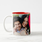 愛カスタムの写真 ツートーンマグカップ (左)