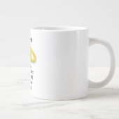 愛カスタムの記念結婚モノグラム ジャンボコーヒーマグカップ (右)
