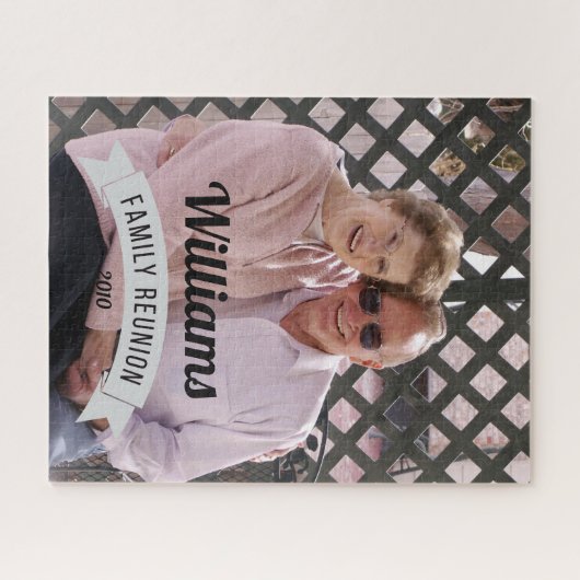 愛カスタムを集める家族会は個人化なります ジグソーパズル (横)