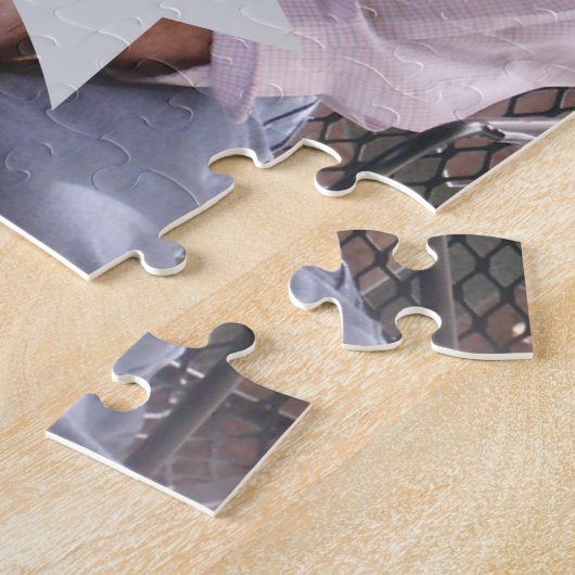 愛カスタムを集める家族会は個人化なります ジグソーパズル (側面)