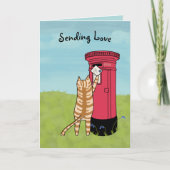 愛カスタム情を表すかわいい猫|過去記事 カード (正面)