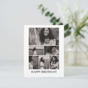 愛カスタム者のための誕生日写真コラージュ写真カード