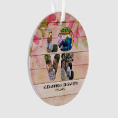 愛カスタム4モダンフォトコラージュ オーナメント (正面)