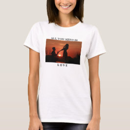 愛カップル記念日引用文 Tシャツ