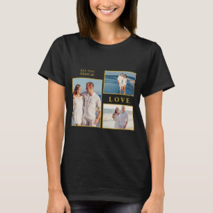 愛カップル記念日引用文 Tシャツ