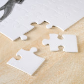 愛カップル赤い傘の水の色バレンタインデー ジグソーパズル (側面)