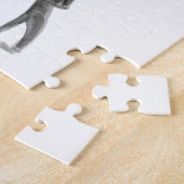 愛カップル赤い傘の水の色バレンタインデー ジグソーパズル (側面)