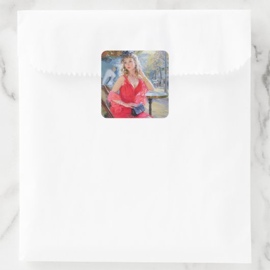 愛カフェ スクエアシール (バッグ)