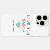 「愛カラフルするパパ」 -おもしろい&心のこもった贈り物 Case-Mate iPhoneケース (裏面 (横))