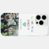 「愛カラフルするパパ」 -おもしろい&心のこもった贈り物 Case-Mate iPhoneケース (裏面 (横))