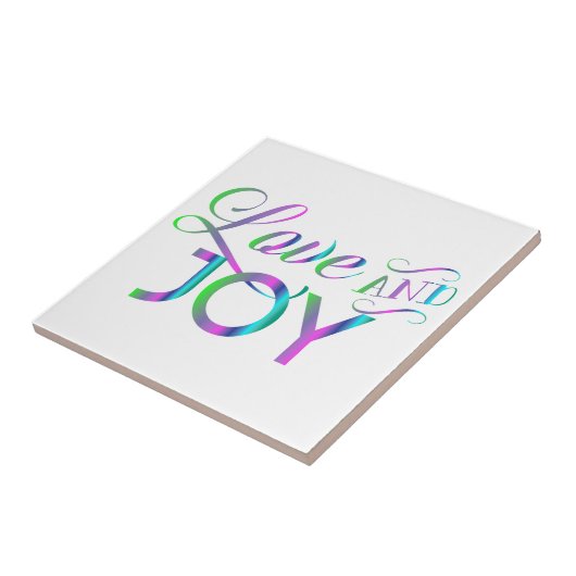 愛カラフルと喜び タイル (側面)