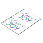 愛カラフルと喜び ノートブック (左側)