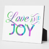 愛カラフルと喜び フォトプラーク (側面)