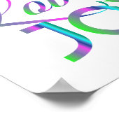 愛カラフルと喜び ポスター (角)