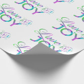 愛カラフルと喜び ラッピングペーパー (角)