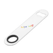 愛カラフルのクリエイティブデザインが勝利 スピード栓抜き (裏面アングル)