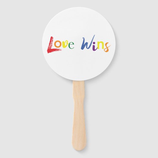 愛カラフルのクリエイティブデザインが勝利 ハンドファン (裏面)