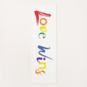 愛カラフルのクリエイティブデザインが勝利 ヨガマット (正面)