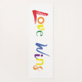 愛カラフルのクリエイティブデザインが勝利 ヨガマット (裏面)