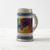 愛カラフルのドラゴン ビールジョッキ (正面右)