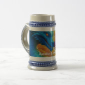 愛カラフルのドラゴン ビールジョッキ (正面左)