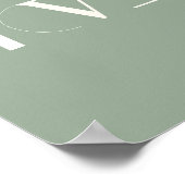 愛カラフルのポスター ポスター (角)