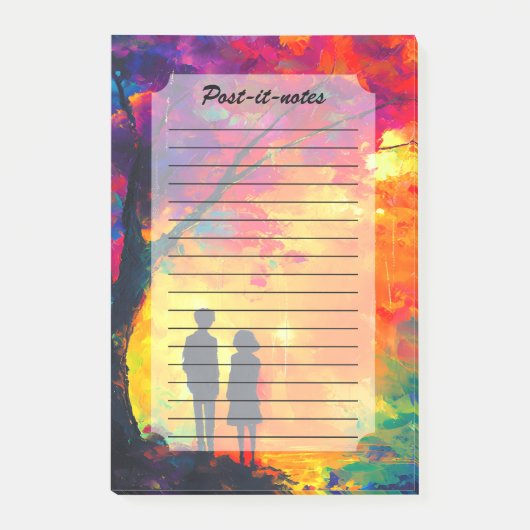 愛カラフルの木 ポストイット (正面)