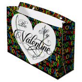 愛カラフルの言葉 ラージペーパーバッグ (裏面アングル)