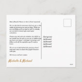 愛カラフルの鳥、日付を保存するAirmail シーズンポストカード (裏面)