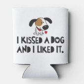 愛カラフルらしい私は犬にキスして好きだった 缶クーラー (裏面)