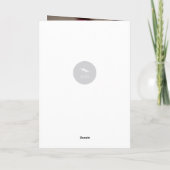 愛カラフル平和の喜びとベビーキス手紙 シーズンカード (裏面)