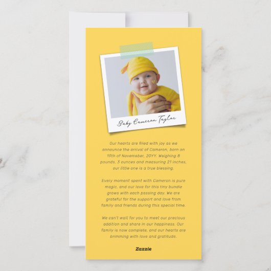 愛カラフル平和の喜びとベビーキス手紙 シーズンカード (裏面)