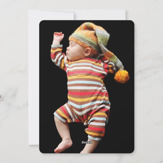 愛カラフル平和の喜びとベビーキス手紙 シーズンカード (裏面)