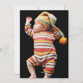 愛カラフル平和の喜びとベビーキス手紙 シーズンカード (裏面)