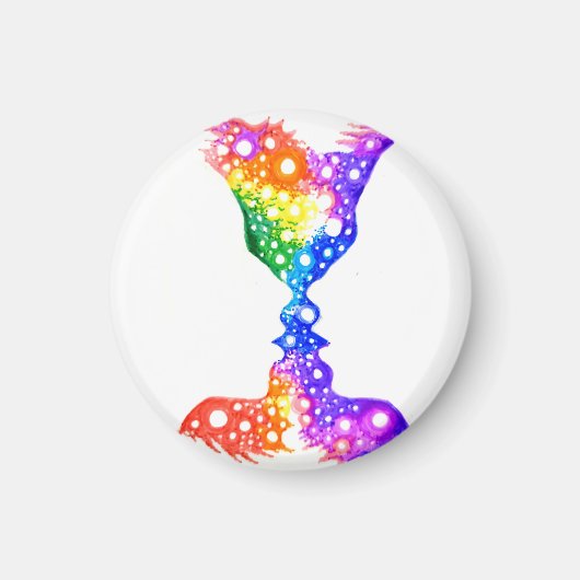 愛カラフル愛 マグネット (正面)