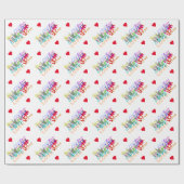 愛カラフル ラッピングペーパー (フラット)