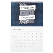 愛カレンダーの力 カレンダー (3月 2026)