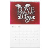 愛カレンダーの力 カレンダー (2月 2026)