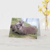 愛カードのOtterly カード (黄色い花)