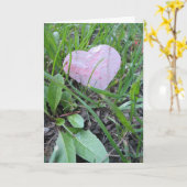 愛カード カード (黄色い花)