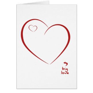 愛カード-大きい愛-私の生命の愛です