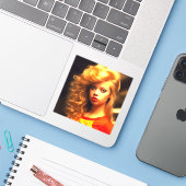 愛ガール シール (ノートパソコンとiPhone)