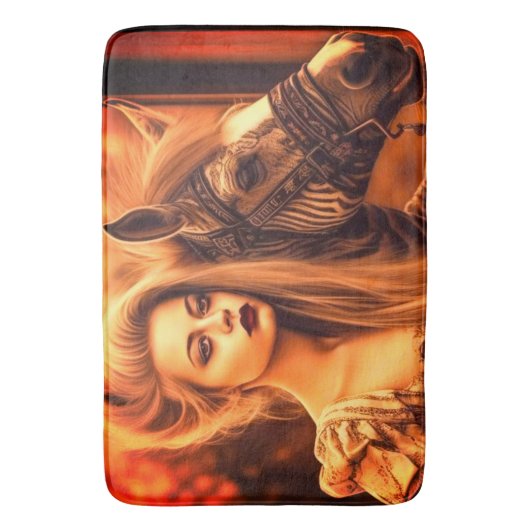 愛ガール バスマット (正面縦)