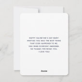 愛キスをするのハート シーズンカード (裏面)