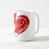 愛キツネ-マグ コーヒーマグカップ (正面右)