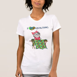 愛キルティングのTシャツ- QUILTERのメロディーのコレクション Tシャツ