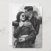 愛ギークバイナリーシンプルコード写真用プログラム セーブザデート (裏面)