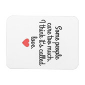 愛クと呼気にばれ考えている人々 マグネット (横)