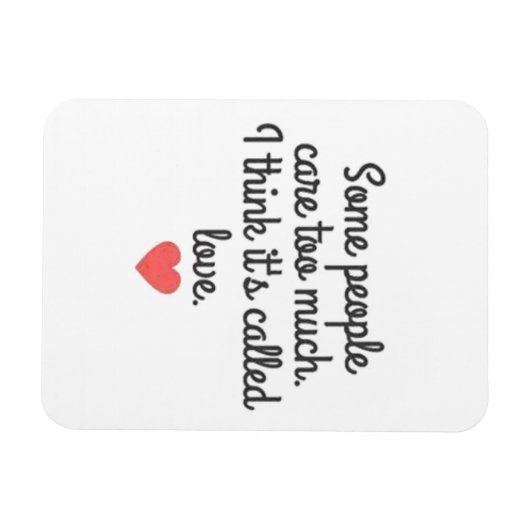 愛クと呼気にばれ考えている人々 マグネット (横)